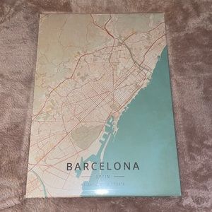 Barcelona metal sign